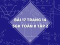 Bài 17 trang 14 SGK Toán 8 tập 2