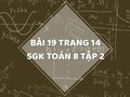 Bài 19 trang 14 SGK Toán 8 tập 2