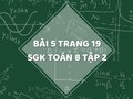 Bài 5 trang 19 SGK Toán 8 tập 2