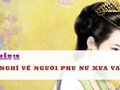 Nghị luận suy nghĩ về người phụ nữ xưa và nay