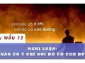 Nghị luận Nơi nào có ý chí nơi đó có con đường