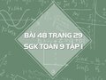 Bài 48 trang 29 SGK Toán 9 tập 1
