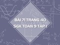 Bài 71 trang 40 SGK Toán 9 tập 1