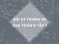 Bài 53 trang 96 SGK Toán 8 tập 1