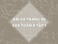 Bài 54 trang 96 SGK Toán 8 tập 1