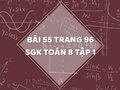 Bài 55 trang 96 SGK Toán 8 tập 1