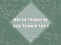 Bài 56 trang 96 SGK Toán 8 tập 1