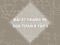 Bài 57 trang 96 SGK Toán 8 tập 1