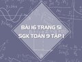 Bài 16 trang 51 SGK Toán 9 tập 1