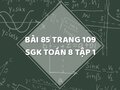 Bài 85 trang 109 SGK Toán 8 tập 1