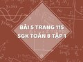 Bài 5 trang 115 SGK Toán 8 tập 1