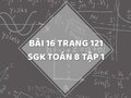 Bài 16 trang 121 SGK Toán 8 tập 1