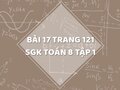 Bài 17 trang 121 SGK Toán 8 tập 1