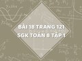 Bài 18 trang 121 SGK Toán 8 tập 1