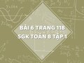 Bài 6 trang 118 SGK Toán 8 tập 1