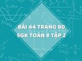 Bài 44 trang 80 SGK Toán 8 tập 2