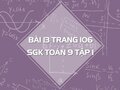Bài 13 trang 106 SGK Toán 9 tập 1