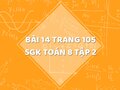 Bài 14 trang 104 SGK Toán 8 tập 2