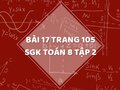 Bài 17 trang 105 SGK Toán 8 tập 2