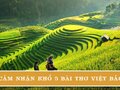 Cảm nhận khổ 5 bài thơ Việt Bắc