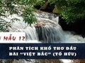 Phân tích khổ thơ đầu bài Việt Bắc (Tố Hữu)