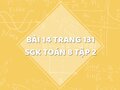Bài 14 trang 131 SGK Toán 8 tập 2