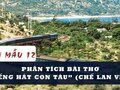 Phân tích bài thơ Tiếng hát con tàu (Chế Lan Viên)