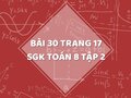 Bài 30 trang 17 SGK Toán 6 tập 1