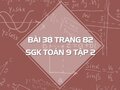 Bài 38 trang 82 SGK Toán 9 tập 2