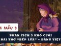 Phân tích 3 khổ cuối bài thơ Bếp lửa - Bằng Việt
