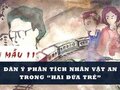 Dàn ý phân tích nhân vật An trong Hai đứa trẻ (Thạch Lam)