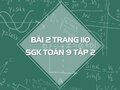 Bài 2 trang 110 SGK Toán 9 tập 2