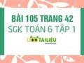 Bài 105 trang 42 SGK Toán 6 tập 1