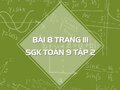 Bài 8 trang 111 SGK Toán 9 tập 2