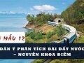 Dàn ý phân tích bài Đất nước của Nguyễn Khoa Điềm