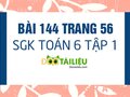 Bài 144 trang 56 SGK Toán 6 tập 1