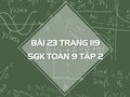 Bài 23 trang 119 SGK Toán 9 tập 2