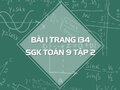 Bài 1 trang 134 SGK Toán 9 tập 2