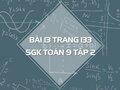 Bài 13 trang 133 SGK Toán 9 tập 2
