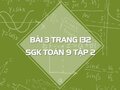 Bài 3 trang 132 SGK Toán 9 tập 2
