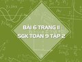 Bài 6 trang 11 SGK Toán 9 tập 2