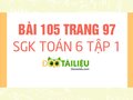 Bài 105 trang 97 SGK Toán 6 tập 1