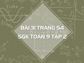 Bài 31 trang 54 SGK Toán 9 tập 2