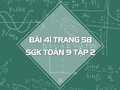 Bài 41 trang 58 SGK Toán 9 tập 2