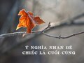 Ý nghĩa nhan đề Chiếc lá cuối cùng