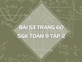 Bài 53 trang 60 SGK Toán 9 tập 2