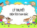 Lý thuyết diện tích tam giác  và các dạng bài thường gặp