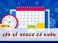 Soạn bài Lập kế hoạch cá nhân
