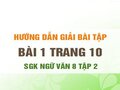 Bài 1 trang 10 SGK Ngữ văn 8 tập 2