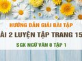 Bài 2 luyện tập trang 150 SGK Ngữ văn 8